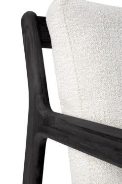 Teak Jack sofa 180cm - outdoor- zwart - off white