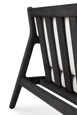 Teak Jack sofa 180cm - outdoor- zwart - off white
