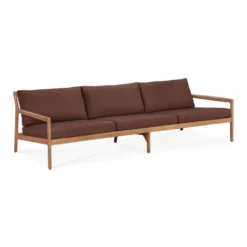 Teak Jack sofa 265 - outdoor - burgundy