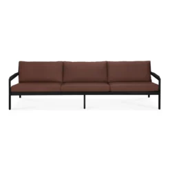 Teak Jack sofa 265 - outdoor - zwart - burgundy