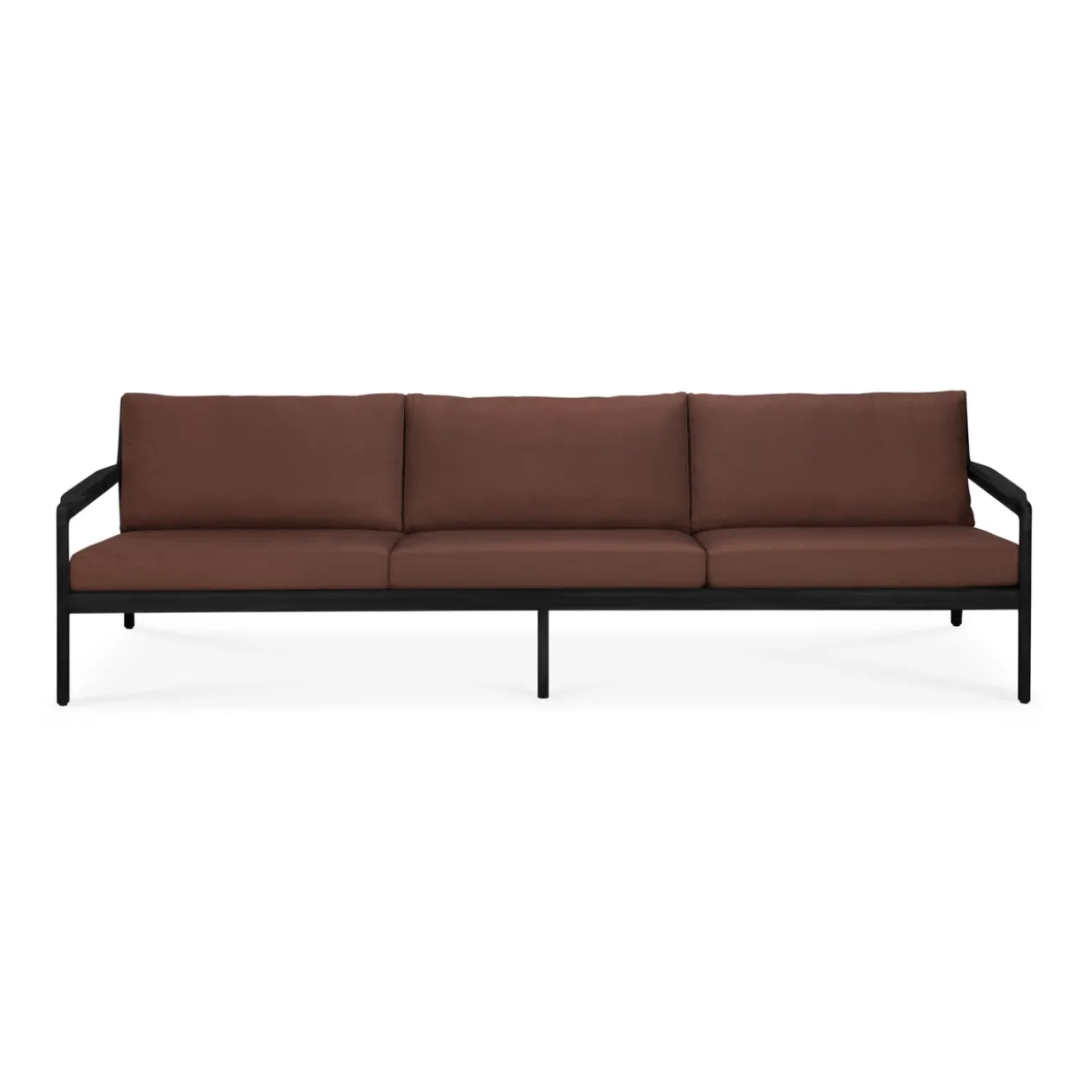 Teak Jack sofa 265 - outdoor - zwart - burgundy