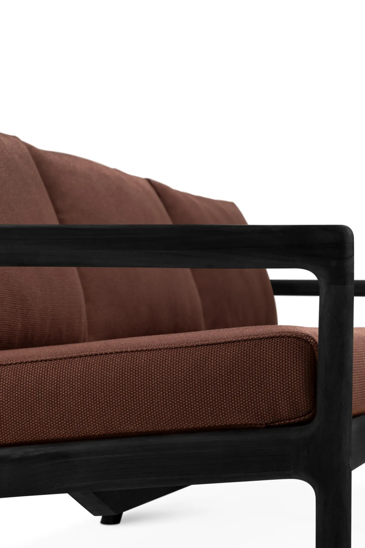 Teak Jack sofa 265 - outdoor - zwart - burgundy
