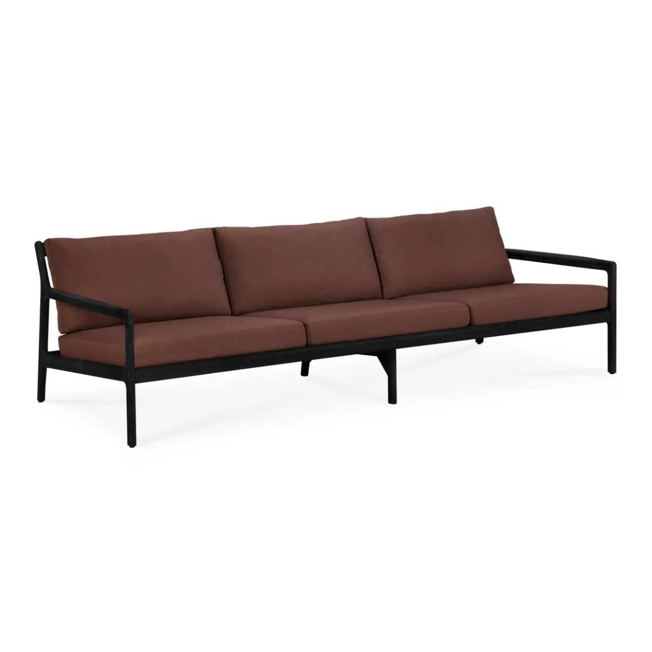 Teak Jack sofa 265 - outdoor - zwart - burgundy