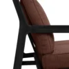 Teak Jack sofa 180 - outdoor - zwart - burgundy
