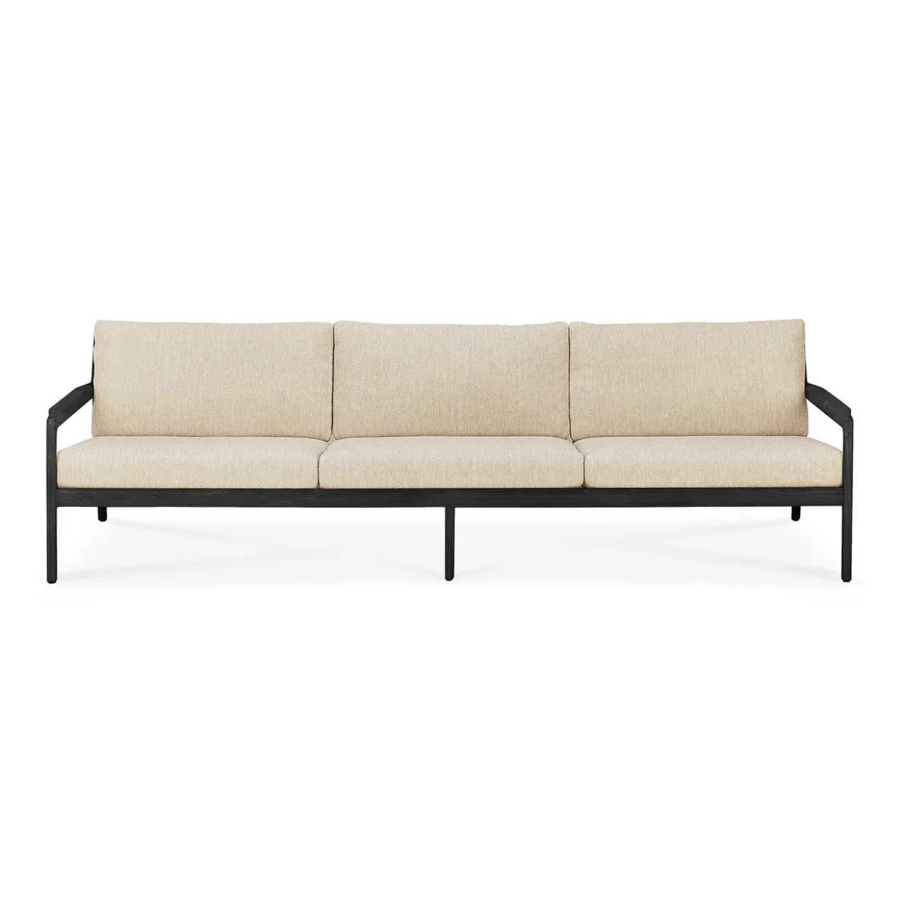 Teak Jack sofa 265 - outdoor - zwart - naturel