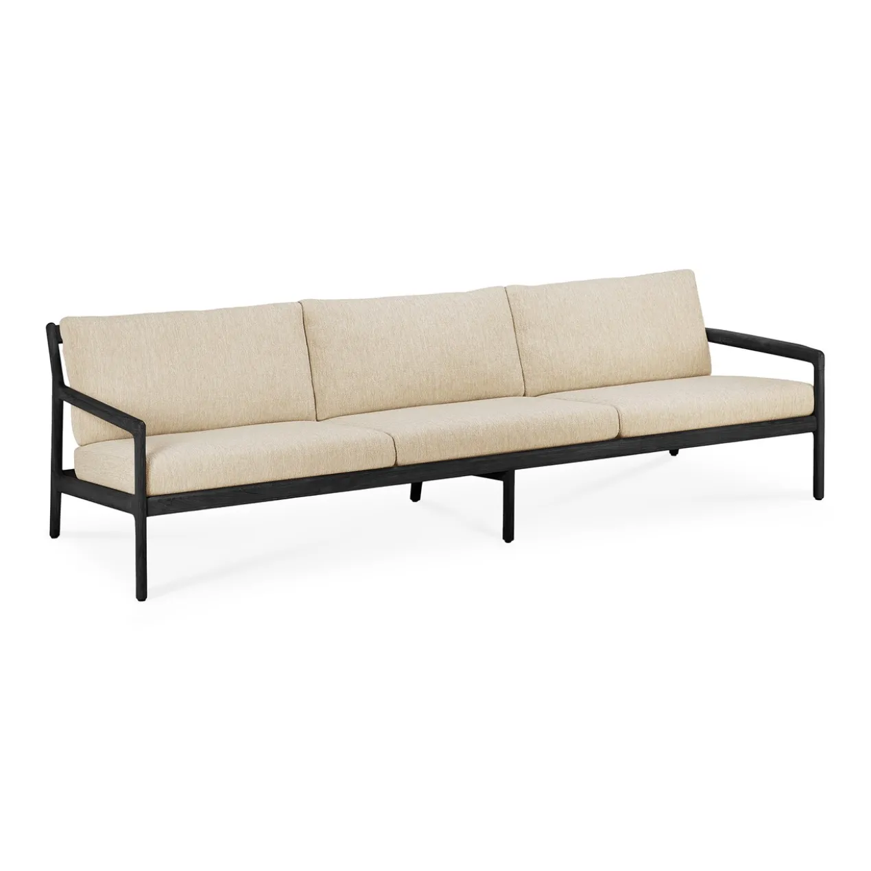 Teak Jack sofa 265 - outdoor - zwart - naturel