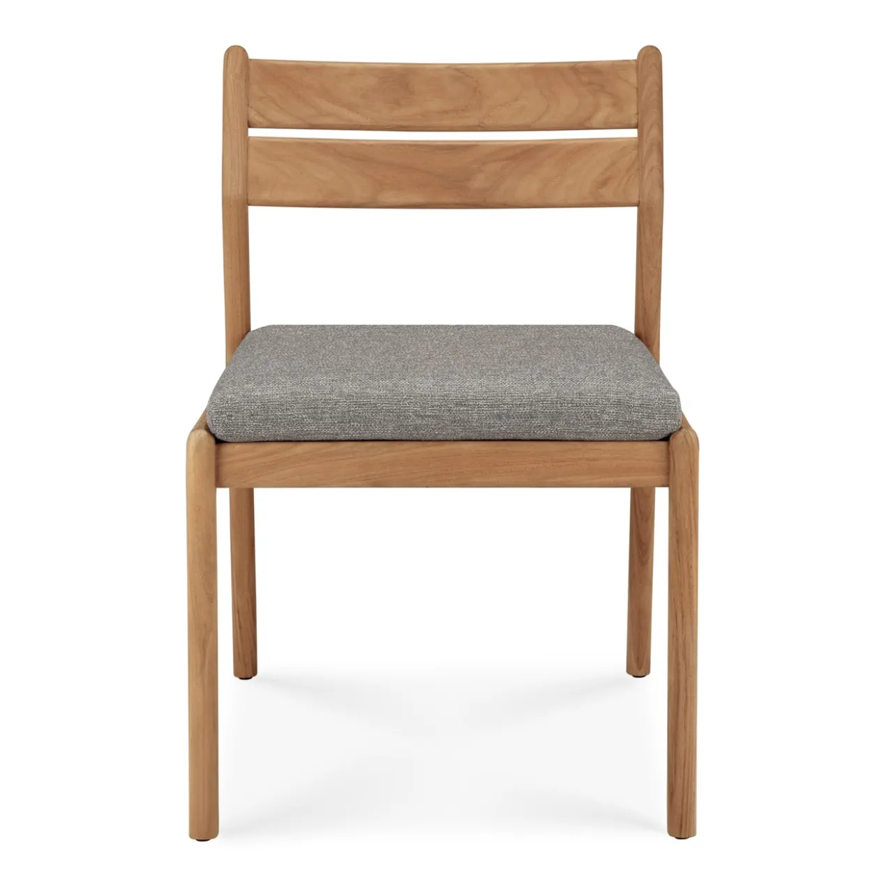 Teak Jack stoel zonder armleuning - outdoor - met mocha kussen