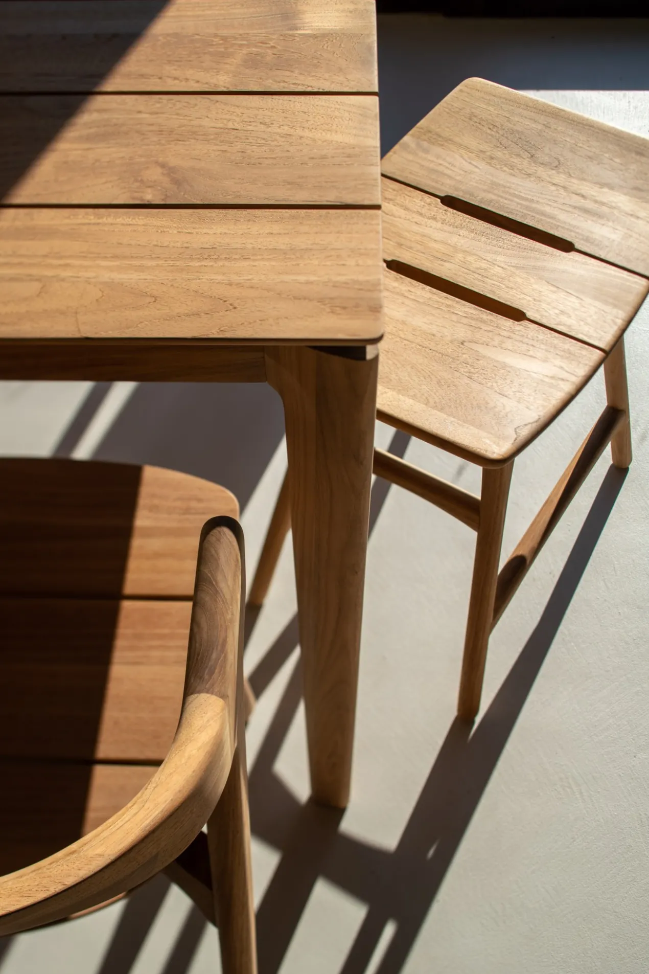 Teak Osso tuinkruk 45