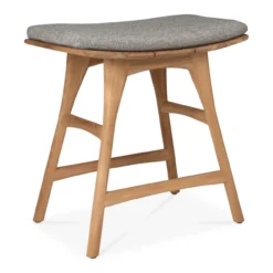 Teak Osso tuinkruk 45 - met mocha kussen