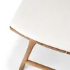 Teak Osso tuinkruk 45 - met off white kussen