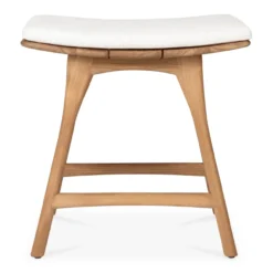 Teak Osso tuinkruk 45 - met off white kussen