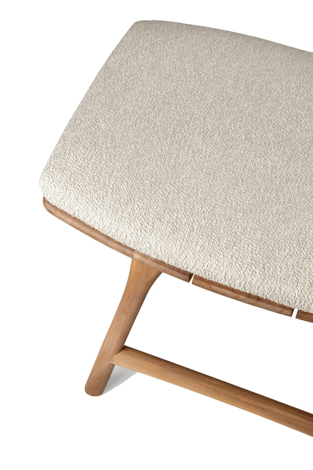 Teak Osso tuinkruk 45 - naturel kussen