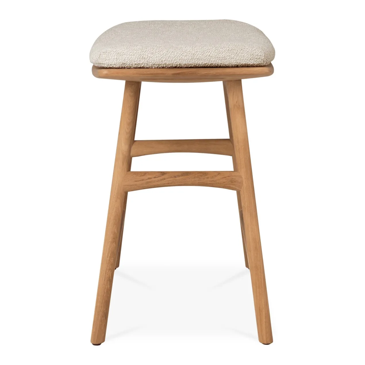 Teak Osso tuinkruk 45 - naturel kussen