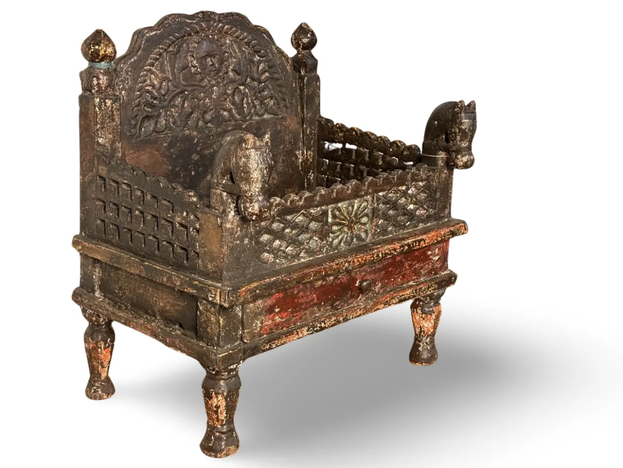 Tempeltafel Singhasan oude uniek