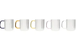 Theeglas Meghan 400 ml transparent/cobalt