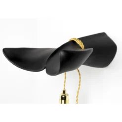 The tail will follow wall lamp black