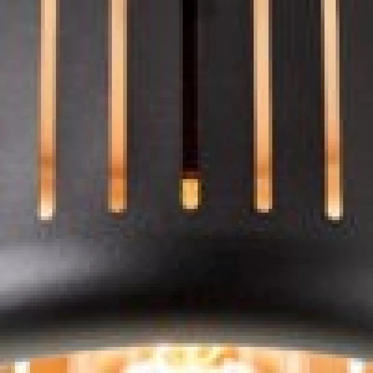 THIJS PLAFONDLAMP Ø27CM ZWART/GOUD