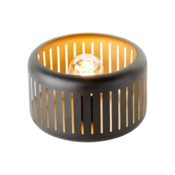 THIJS TAFELLAMP ZWART/GOUD
