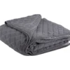 Throw Diamonds quilted cotton dark grey