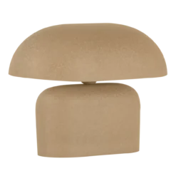 Tilo tafellamp 26x37x37 cm metaal beige