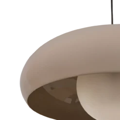 Tivo hanglamp rond metaal hoogglans zand