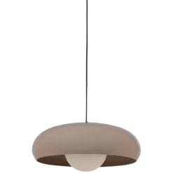 Tivo hanglamp rond metaal hoogglans zand