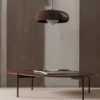 Tivo hanglamp rond metaal hoogglans bruin
