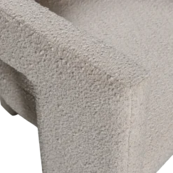 Tiwa fauteuil boucle beige