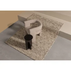 Tiwa fauteuil boucle beige