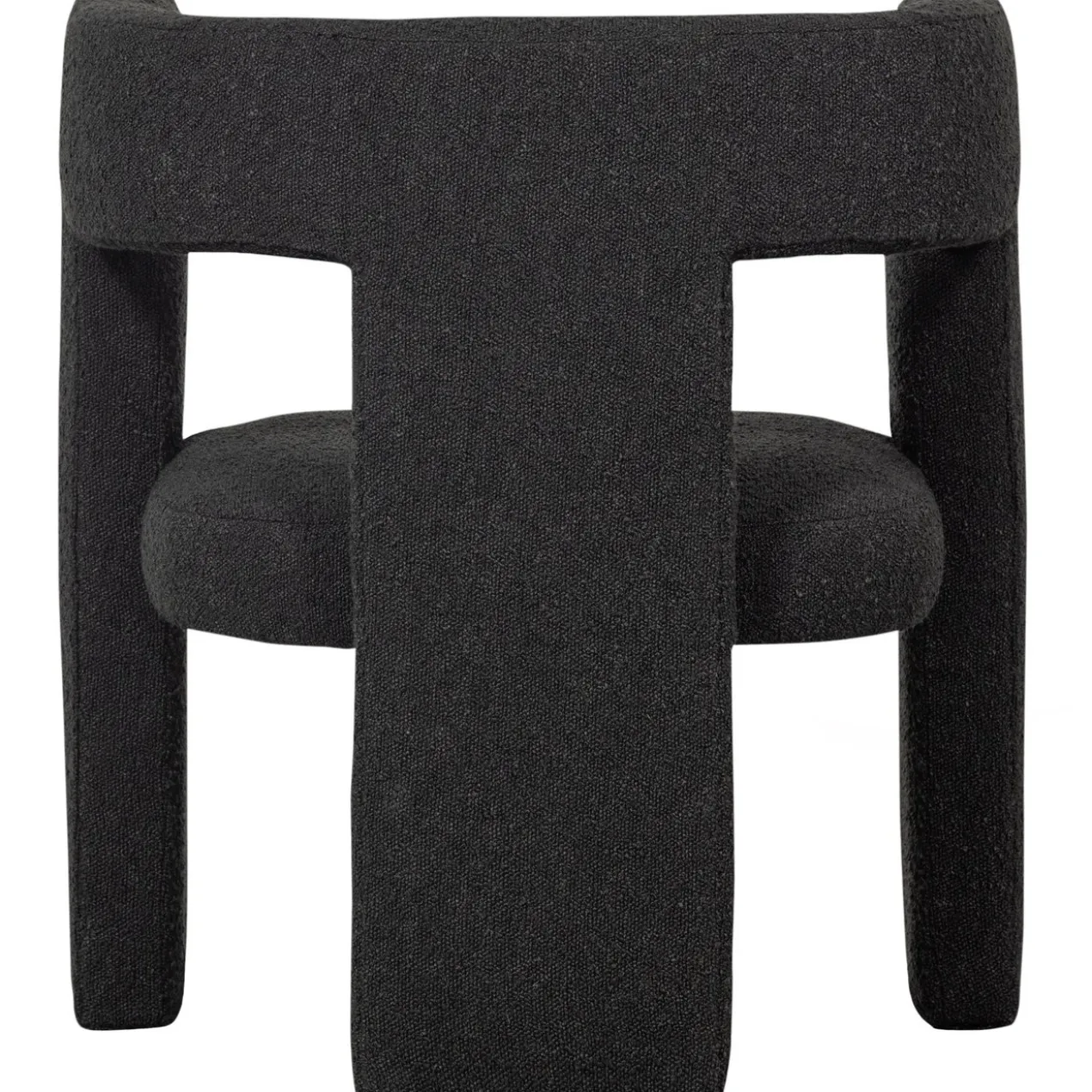 Tiwa fauteuil boucle donkergrijs