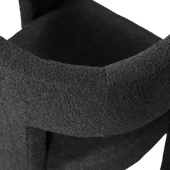 Tiwa fauteuil boucle donkergrijs