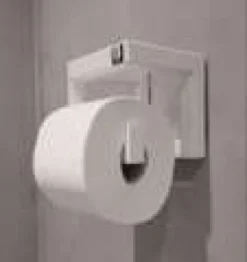 Toiletrolhouder Wit