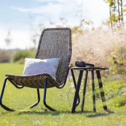 Tom tuin schommelstoel naturel