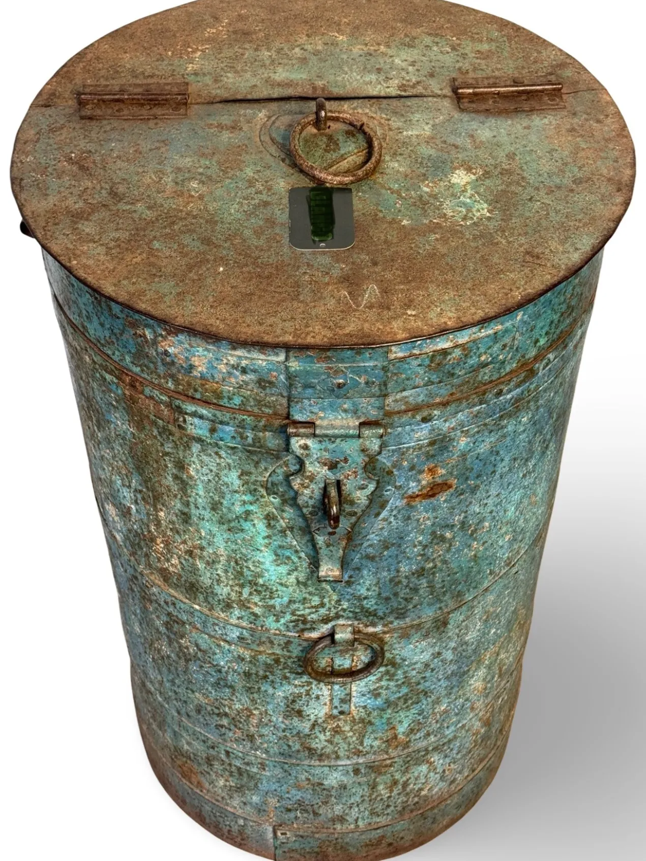 Ton blauw ijzer unieke