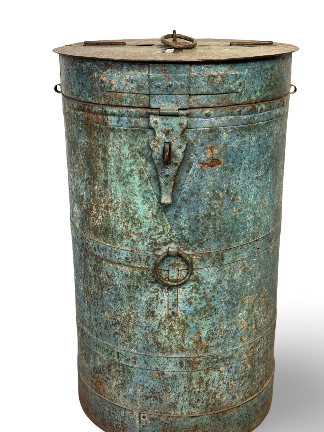 Ton blauw ijzer unieke