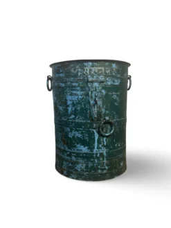 Ton ijzer blauw/groen uniek.