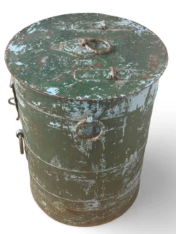 Ton ijzer blauw/groen uniek.