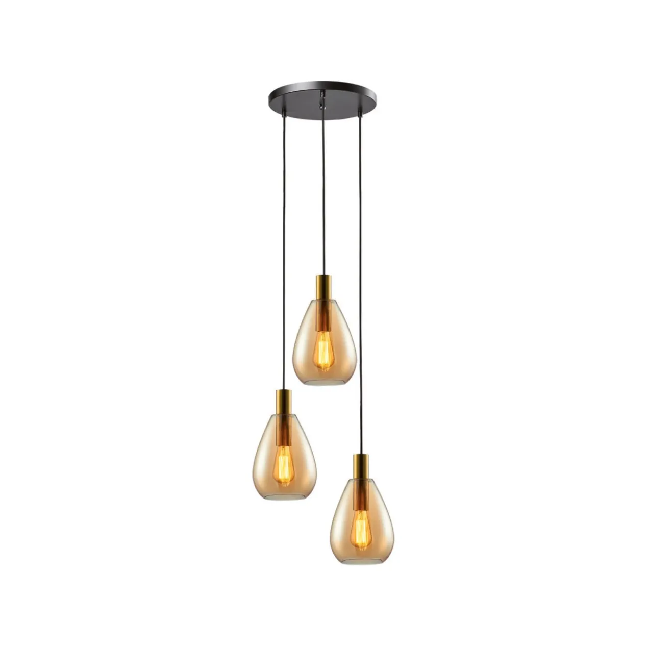 TON 3-LICHTS ROND AMBER