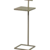Toste bijzettafel metaal donkerzand