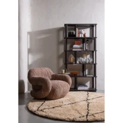 Toste bijzettafel metaal donkerzand