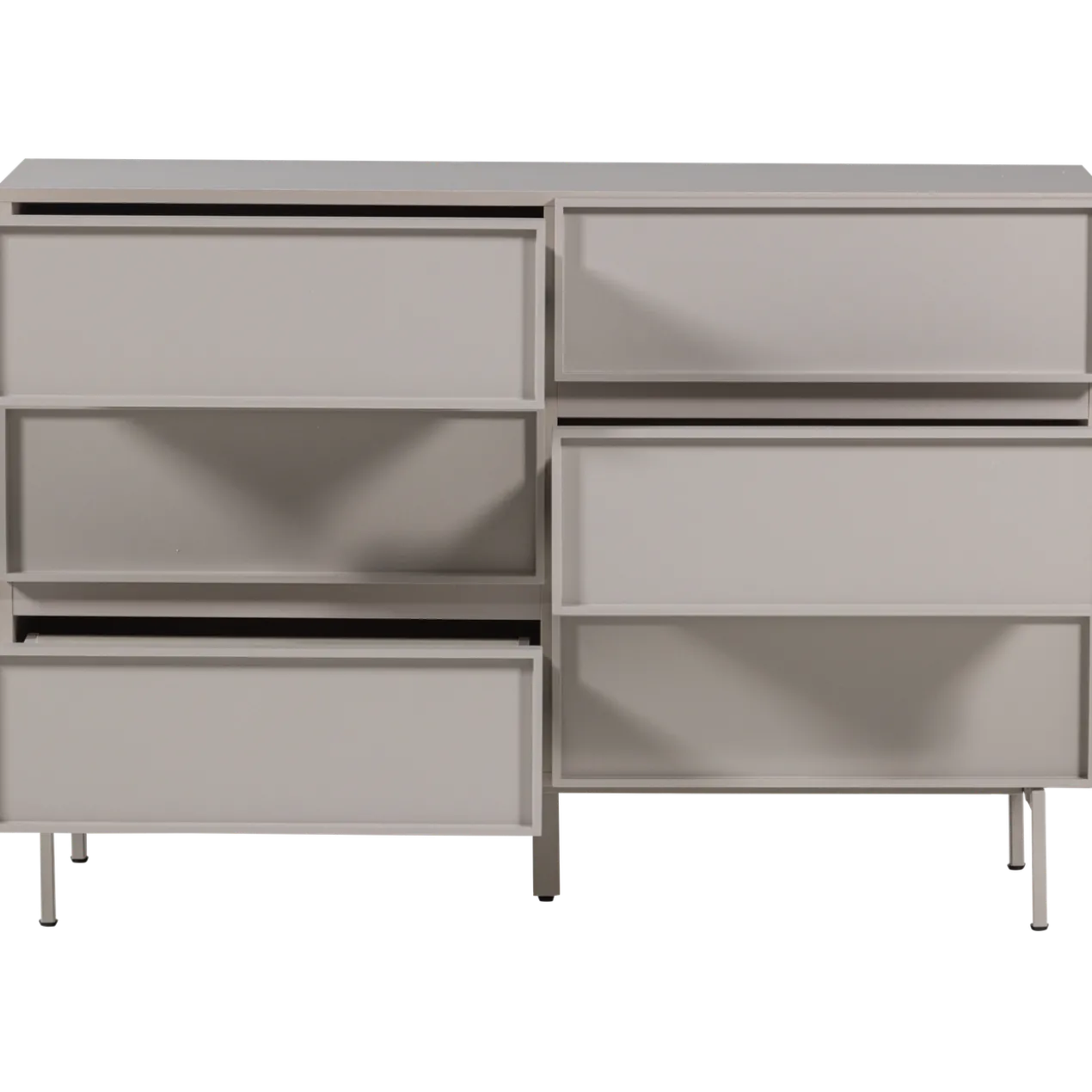 Tours ladekast 6 lades melamine/mdf zand