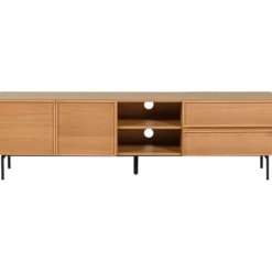 Tours tv meubel 180 cm melamine/mdf naturel