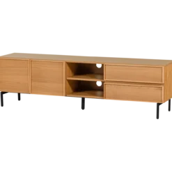 Tours tv meubel 180 cm melamine/mdf naturel