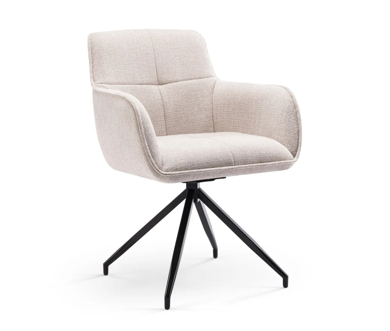 Tracy 1 draaistoel stof beige