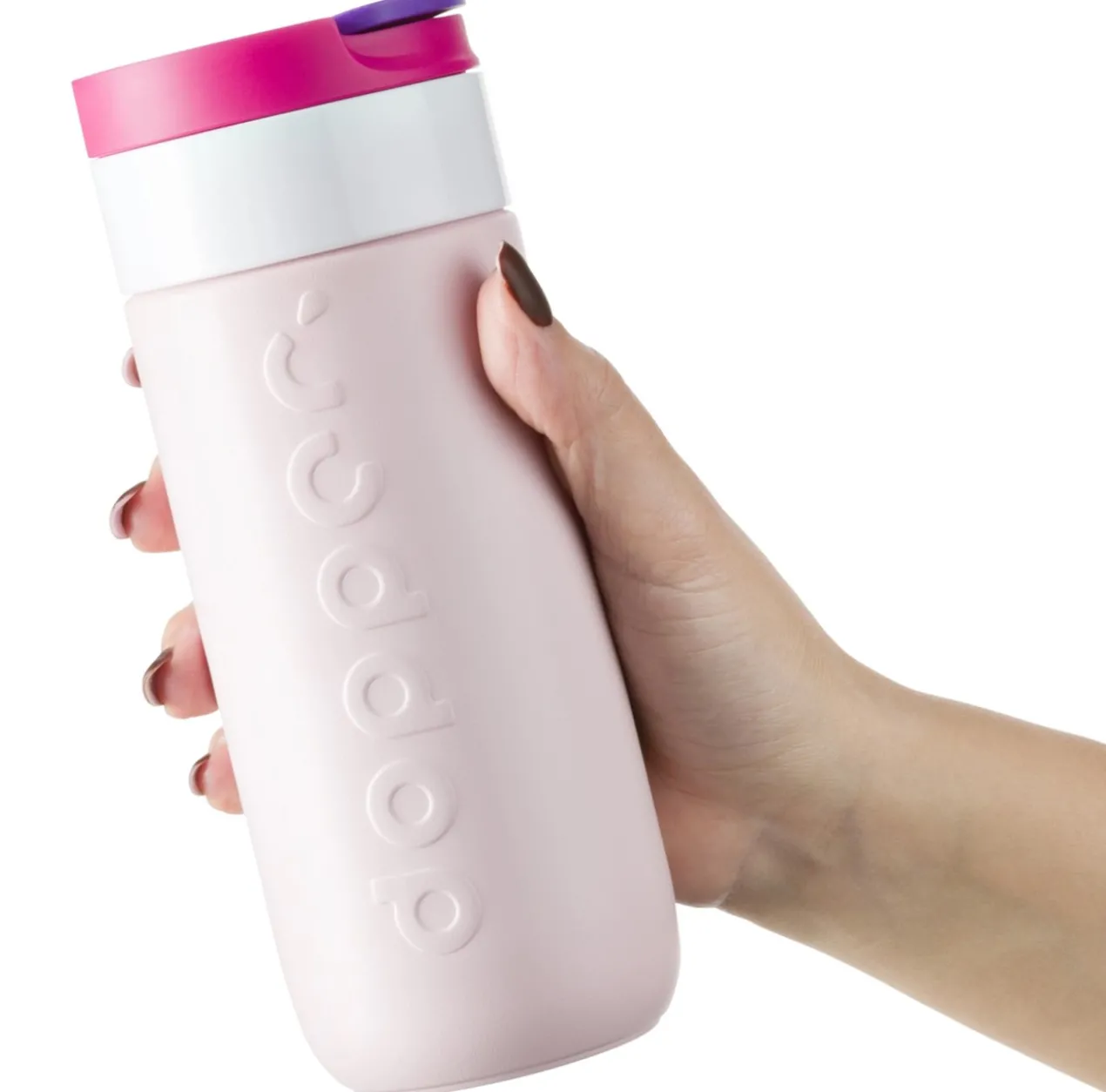 Travelmug Dopper 400 ml berry pink