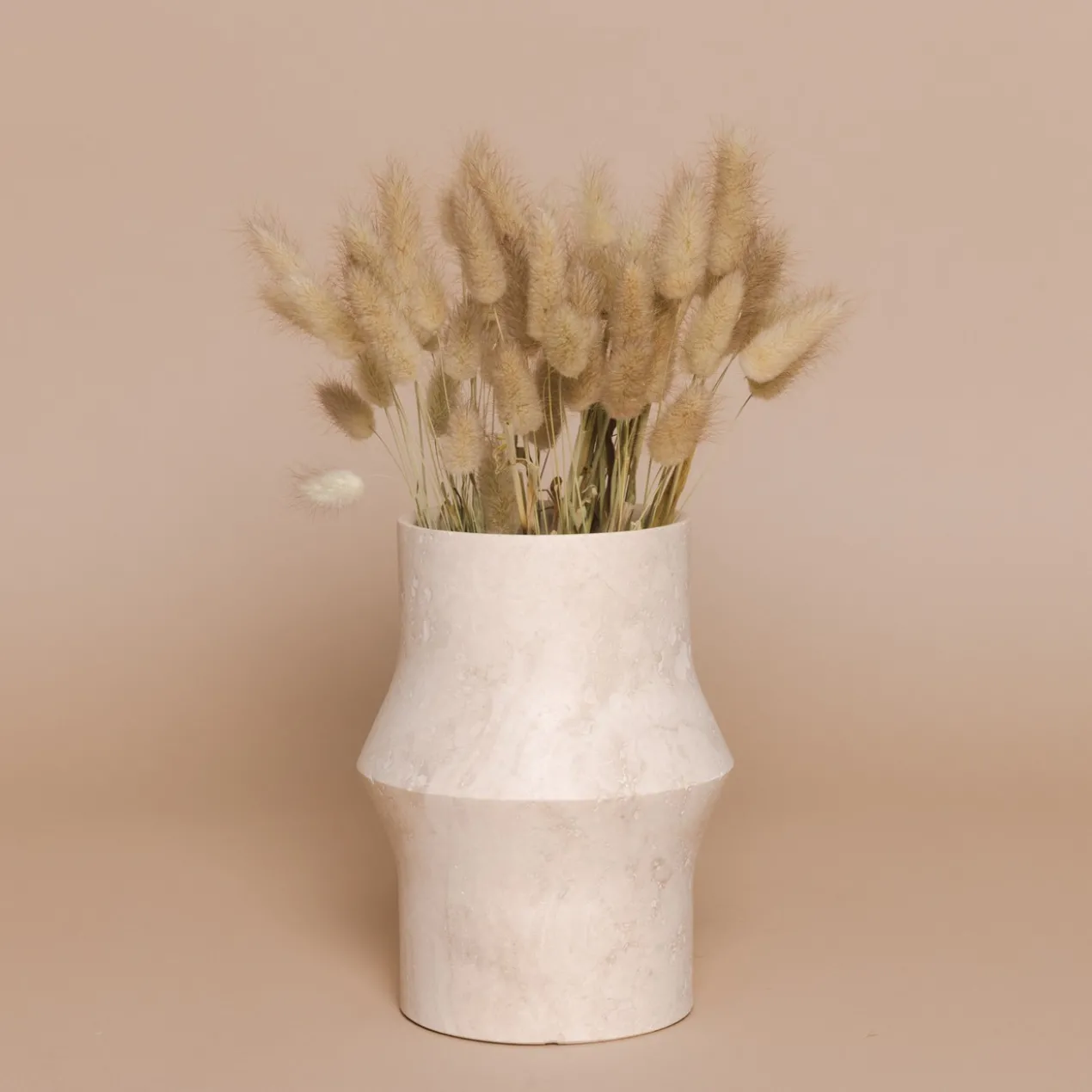 Travertine design vaas