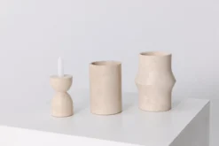 Travertine design vaas