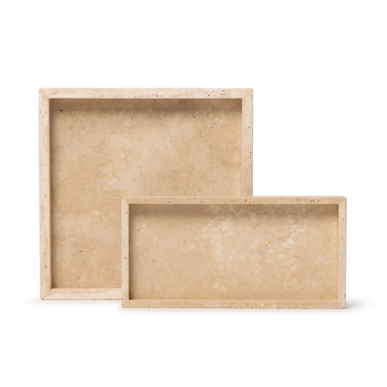 Travertine dienblad 30x30cm