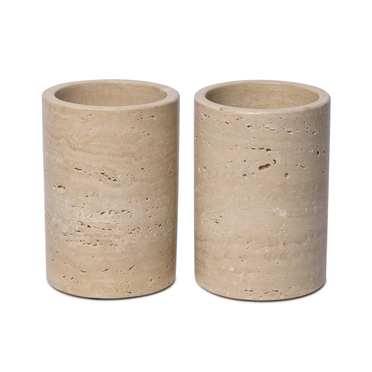 Travertine vaas/wijnkoeler