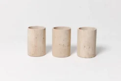 Travertine vaas/wijnkoeler